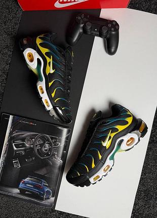 Чоловічі кросівки nike air max plus tn black teal yellow