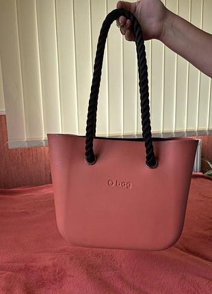 Сумка жіноча “o bag classic” коралово-рожева
