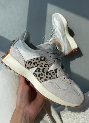 New balance 327 beige/leopard