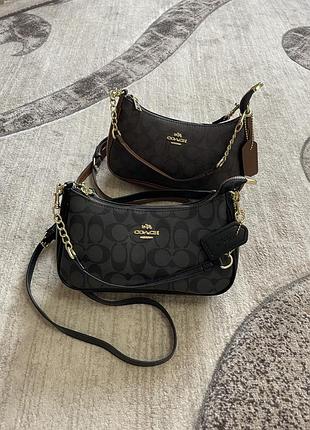 Сумка coach teri shoulder bag, жіноча сумка coach teri, женская сумка coach коуч через плече
