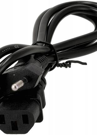 Кабель сетевой 1,5м сечением 0,5мм 220v 2pin (power cable)