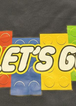 Let`s go - стильная футболка с коротким рукавом lkz afyfnsd конструктора lego - l\xl
