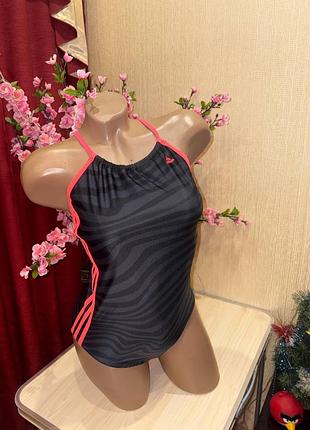 Женский слитный спортивный купальник adidas uk36