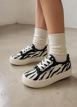 Кеди дитячі принт zebra 26-31р.