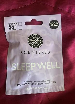 Ароматерапевтичний бальзам-стіка scentered sleep well (100% натуральний