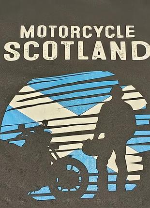 Awd - motorcycle scotland - байкерская стильная футболка на короткий рукав -xxl