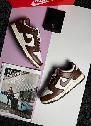 Жіночі кросівки nike dunk low cacao wow