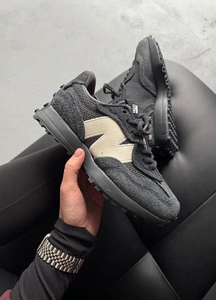 New balance 327 black/grey/white