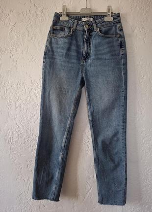 Джинсы зауженные denim co размер 8/36/4/40 хлопок коттон