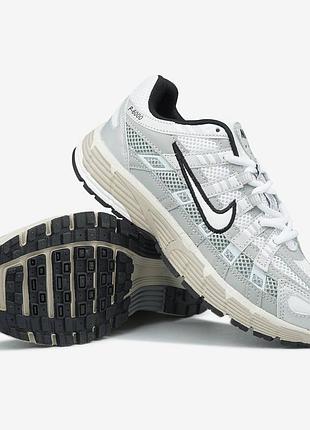 Nike p-6000 dark silver beige
