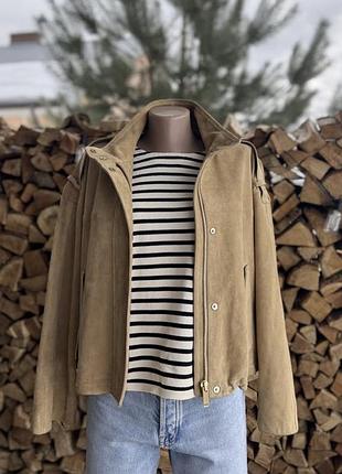 Шкіряна куртка massimo dutti
