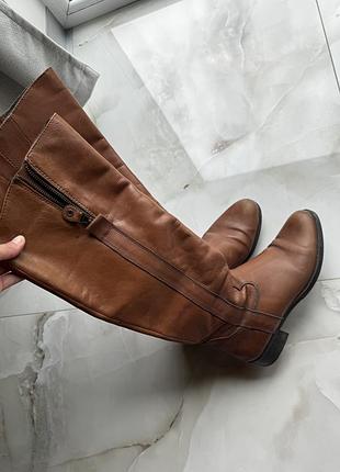 Чоботи осінь весна шкіра виробник іспанія 38