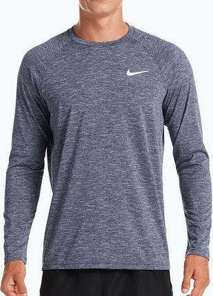 Чоловічий спортивний лонгслів nike swim dri fit оригінал легка кофта найк драй фіт