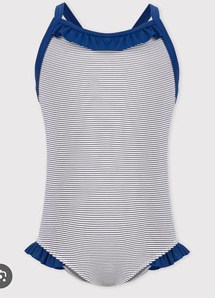 Купальник на девочку слитный petit bateau 10 лет