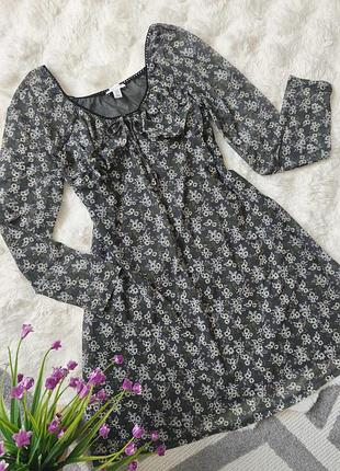 Платье женское в цветочный принт topshop