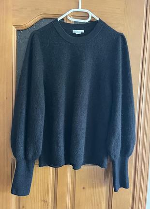Мохеровий светр h&m чорний