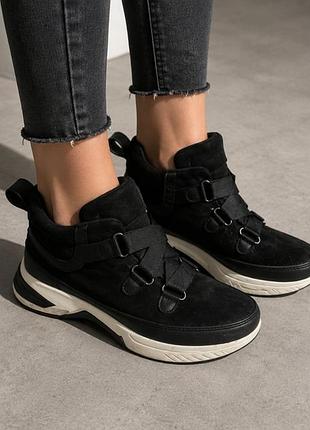 Зимові жіночі кросівки-черевики (хайтопи)