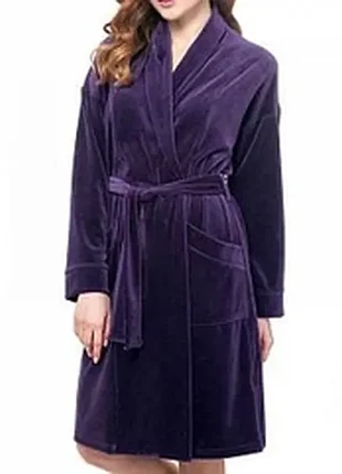 Короткий фиолетовый халат/ 44-46/ brend avon