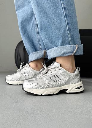 Кросівки жіночі new balance 530 silver metallic