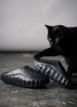 Тапки nike mind 001 “triple black”
