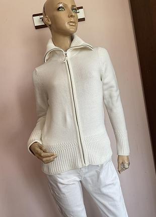 Белый кардиган/ l- xl/ brend marks &amp; spencer