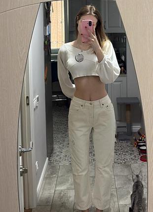 Молочні джинси levi's