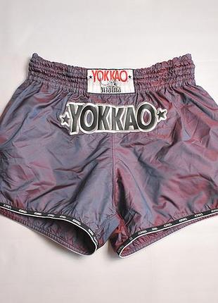 Шорты для муай тайского бокса yokkao lunar muay thai shorts - xxl 2xl