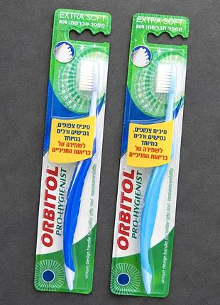 Orbitol зубна щітка мʼяка pro-hygienist (extra soft) ізраїль