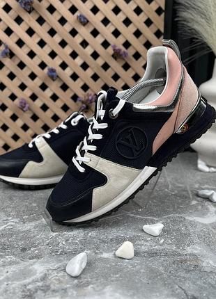 Louis vuitton run away lv logo sneakers жіночі кросівки оригінал 38.5 eur