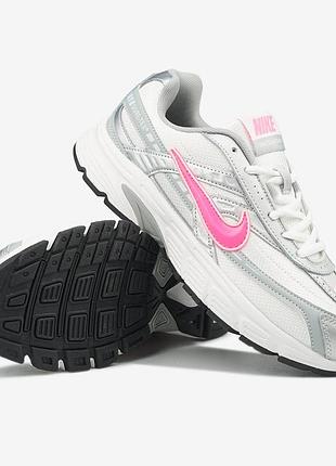 Nike initiator white grey pink swoosh