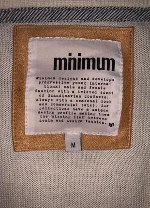 Стильный мужской пуловер кардиган бренд minimum  размер указан м6 фото
