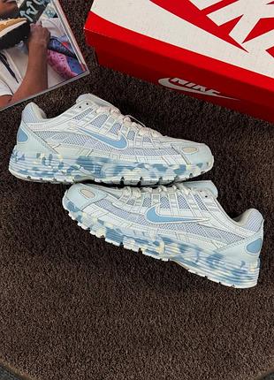 Стильні жіночі кросівки nike p-6000 white&blue