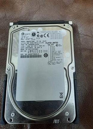 Серверний жорсткий диск (hdd) fujitsu maw3073np на 73 гб