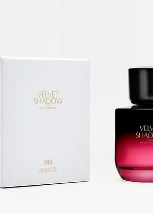 Жіночий парфум velvet shadow 90ml від zara