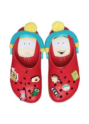 Крокуси клоги crocs classic clog south park cartman