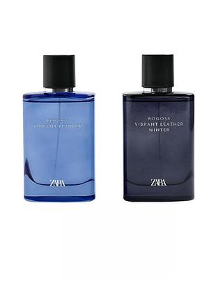Набір чоловічих парфумів bogoss vibrant leather winter 100ml  та bogoss vibrant leather 100 ml від zara.