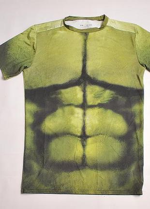 Мужская спортивная компрессионная футболка Героги халк марвел under armour marvel avengers hulk - l-xl