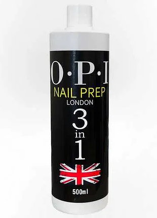 Рідина для манікюру opi nail prep 3in1