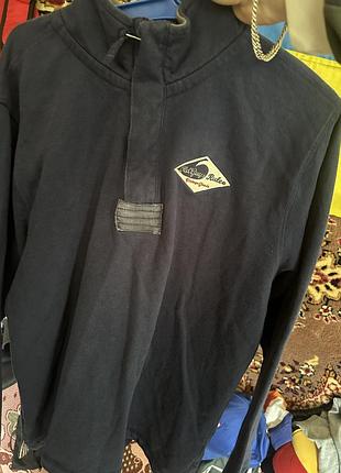Стильний темно-синій світшот old guys rule (original)