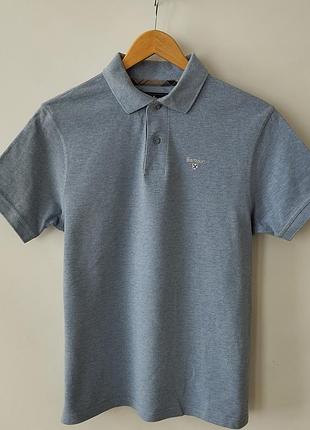 Мужская футболка поло barbour tartan trim pique polo shirt (m)