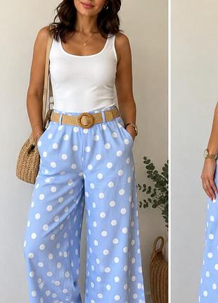 Брюки у горох, italian fashion m-l