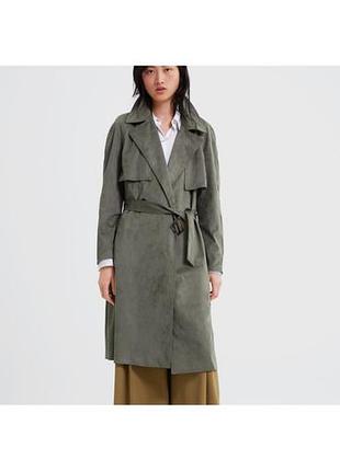 Тренч пальто плащ zara p.s хаккі