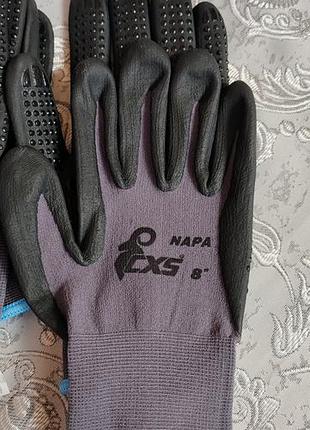 Робочі рукавички. ціна за 3 пари. виробник чехія, 8розмір.