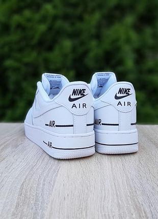 Nike force 1 double air белые 2