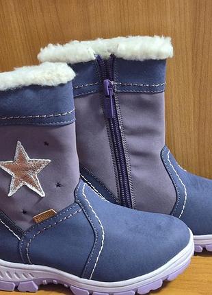 Нові зимові чобітки для дівчинки  nelli blu  / 25