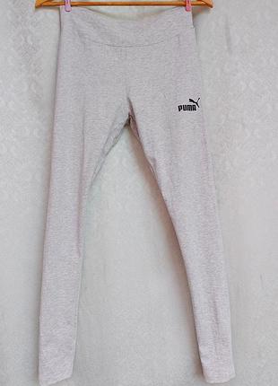 Леггинсы лосины puma размера s женщинам хлопок серого цвета