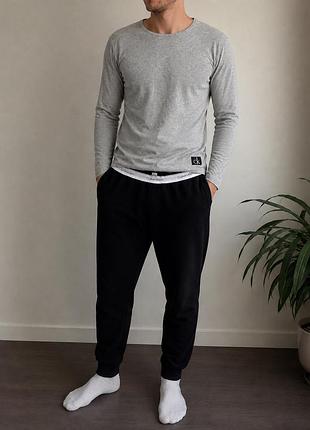 Мужская хлопковая пижама calvin klein