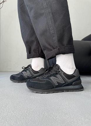 Кросівки жіночі new balance 574 full black
