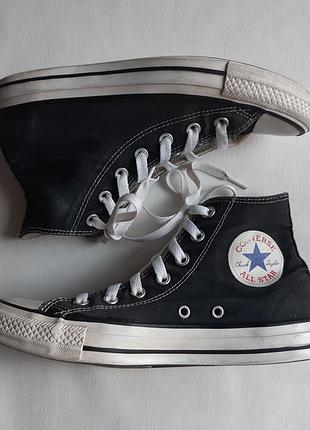 Кеди converse chuck taylor all star high (р. 39 / 24.5 см / uk 6) оригінал! високі чорні конверси