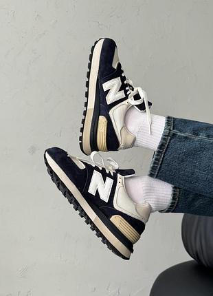 Кросівки жіночі new balance 574 legacy blue/white